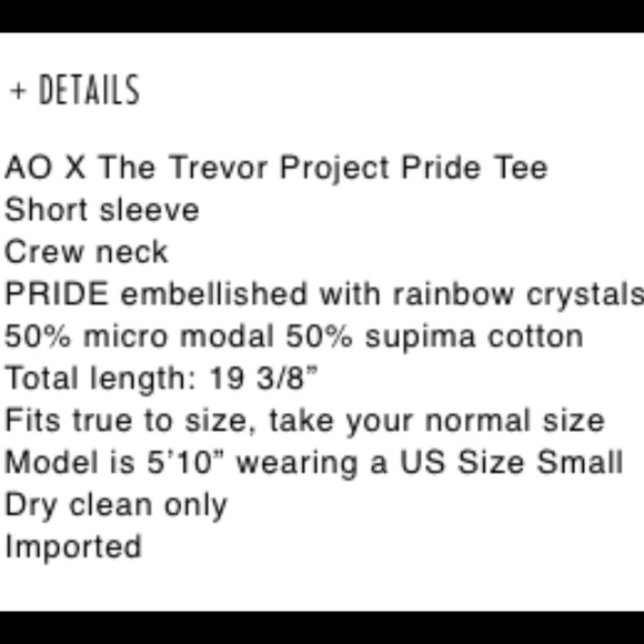 Alice + Olivia Black Cicely Rainbow Crystal Embellished PRIDE T-Shirt - XS - Picture 10 of 10